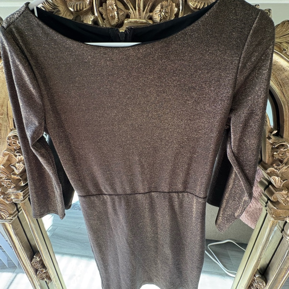 Alice + Olivia Gold Dress